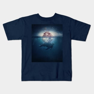 sailing moon Kids T-Shirt